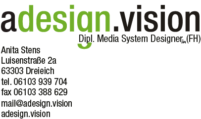 Visitenkarte adesign.vision